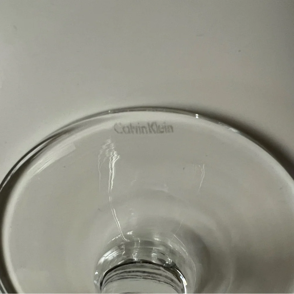 Calvin Klein Bergen Wine Glass Water Goblet Set of 2